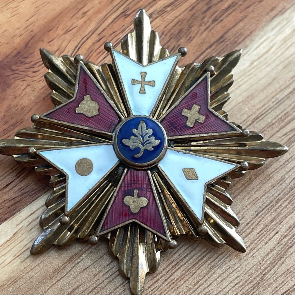 Society of the Army of the Potomic Brass Medal Made into a Brooch